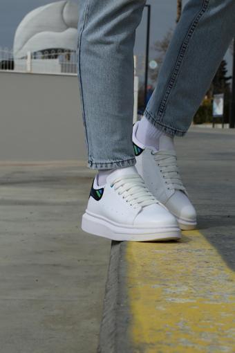 Benetton Beyaz Erkek Sneaker