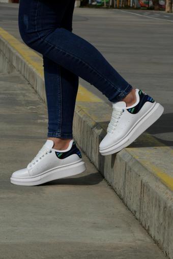 Benetton Beyaz Kadın Sneaker
