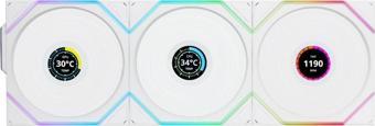 Lian Li UNI FAN TL WIRELESS LCD 3x120mm Beyaz Kasa Fanı (G99.12TLLCD1W3W.00)