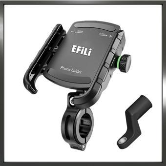 Efili Motosiklet Telefon Tutucu Ayarlanabilir Genişlik Gidon Ve Ayna Aparatlı Motorsiklet Telefon Tutucu