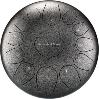 Hermann Mayer 12 Inç 13 Ses Tongue Drum - Gri