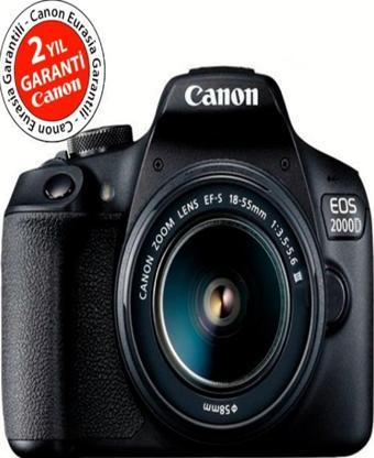 Canon EOS 2000D 18-55mm DC III Lensli Fotoğraf Makinesi