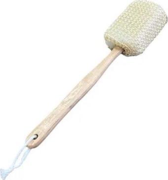 KESE AHŞAP SAPLI DOĞAL BANYO LİFİ 37 CM
