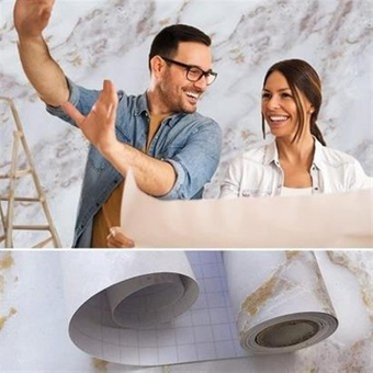 YAPIŞKANLI MUTFAK TEZGAH ÜSTÜ KAPLAMA 60cm*5mt FOLYO DUVAR KAĞIDI STİKER