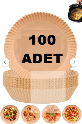 PİŞİRME KAĞIDI 100 ADET AİRFRYER XL XXL FRİTÖZ YAĞLI KAĞIT 