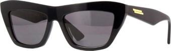 Bottega Veneta Bv1121S00155 Güneş Gözlüğü Siyah Kemik Çerçeveli Füme Lens Uv400