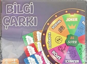 Bilgi Çarkı Aile Kutu Oyunu 84 Soru, Kum Saati ve Çark