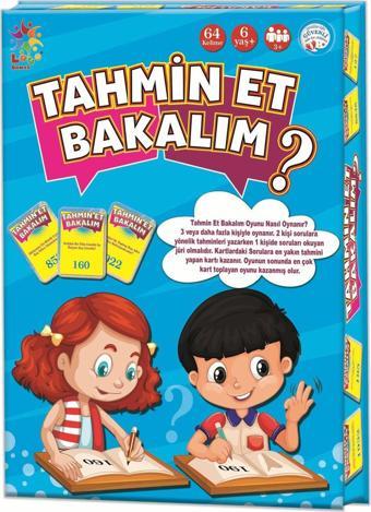 Tahmin Et Bakalım Eğitici Ve Eğlenceli Oyun Seti 64 Kart
