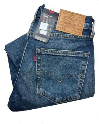 Levi'S 512 Slim Taper Selvedge Denim Tint Wash Dar Paça Erkek Kot Pantolon Adh-112443