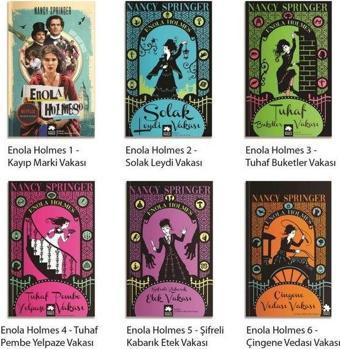 Enola Holmes Serisi Seti - 6 Kitap Takım - Nancy Springer - Eksik Parça Yayınları