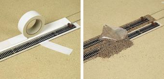 Busch Maket Demiryolu Rayları için Yapışkanlı Bant N 1/160 N:7120