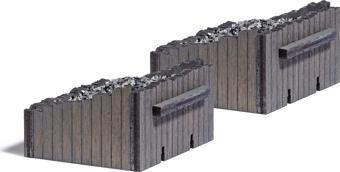 Busch Maket Model Ahşap Tampon Durdurucu 1/120 TT (8839)
