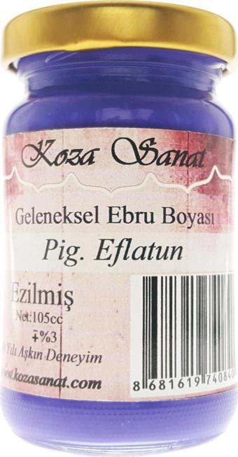 Koza Sanat Geleneksel Ebru Boyası 105cc - Eflatun