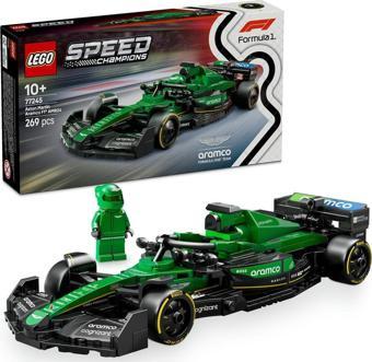 Lego ® Speed Champions Aston Martin Aramco F1® Amr24 Yarış Arabası 77245-10+ Yapım Seti(269 Parça)