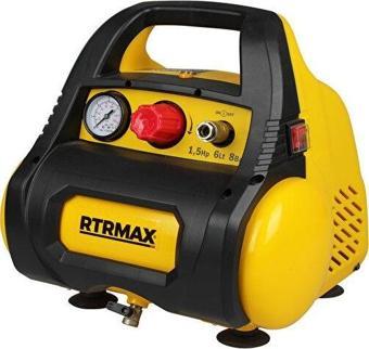 RTRMAX Mini Kompresör Yağsız 6 Lt, 1.5 Hp/1.1Kw