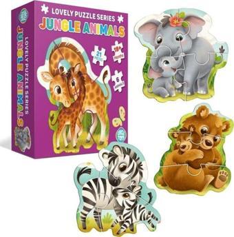 Circle Toys Lovely Puzzle Jungle Anımals