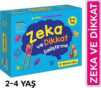 Yükselen Zeka Yayınları 2-4 Yaş Zeka Ve Dikkat Geliştirme Seti
