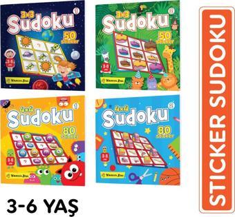 Yükselen Zeka Yayınları 3-6 Yaş Stickerlı Sudoku Seti