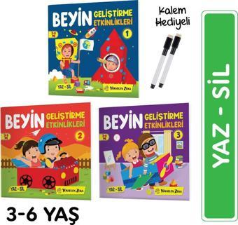 Yükselen Zeka Yayınları Beyin Geliştirme Etkinlikleri Yaz Sil Serisi