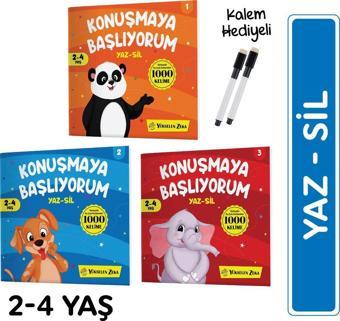 Yükselen Zeka Yayınları Konuşmaya Başlıyorum Yaz Sil Serisi