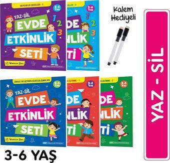 Yükselen Zeka Yayınları Yükselen Zeka 3-6 Yaş Evde Etkinlik Seti
