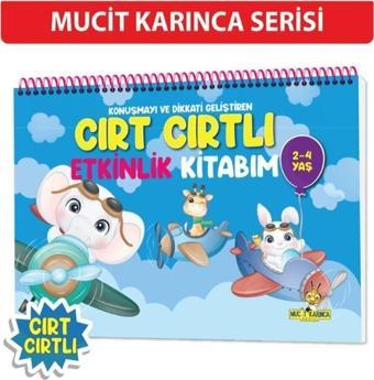 Yükselen Zeka Yayınları Yükselen Zeka Konuşmayı Ve Dikkati Geliştiren Cırt Cırtlı Etkinlik Kitabım 2-4 Yaş Mucit Karınca