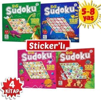 Yükselen Zeka Yayınları 5-8 Yaş Stickerlı Sudoku Seti 5-8