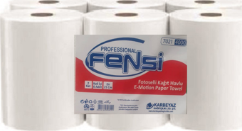 Fensi Fotoselli Kağıt Havlu 6 Rulo 4 Kg. 21 Cm. Genişliğinde
