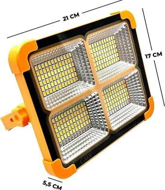 CATA 200W SOLAR ŞARJLI LED PROJEKTÖR FONKSİYONLU