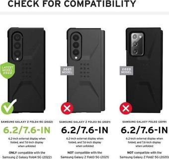 UAG Samsung Galaxy Z Fold 4 Civilian Sleek Ultra-Thin Kılıf Mallard