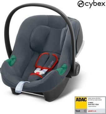 Cybex Aton B2 İsize (Adac Ödüllü Bebek Puset Ana Kucağı 0-13 Kg) Steel Grey