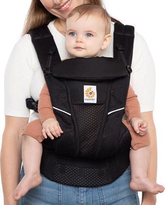 Ergobaby Omni Breeze Softflex Mesh ,0-4 Yaş ,4 Taşıma Pozisyonlu Kanguru ,Yeni Doğan Ve Küçük Çocuklar İçin Onyx Black