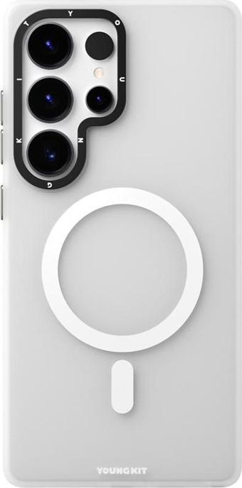 Galaxy S25 Ultra Kılıf Magsafe Şarj Özellikli Youngkit Hidden Sand Serisi Kapak