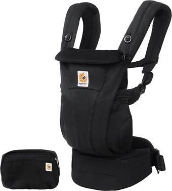 Ergobaby Omni Dream Softtouch % 100 Pamuk , 0-4 Yaş , 4 Pozisyonlu Kanguru , Yeni Doğan Ve Küçük Çoçuklar Onyx Black