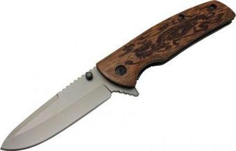 Browning X45 Ahşap Çakı 23 cm Manuel, Kemerlikli