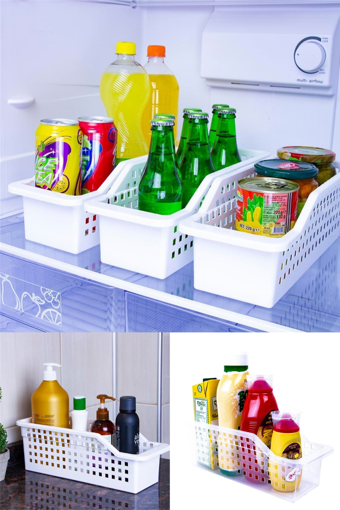 Çok Amaçlı Plastik Dolap Içi Düzenleyici Saklama Kutusu Organizer Sepet 34 * 13