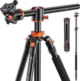 K&F Concept T254A8 Monopod Özellikli Tripod (239cm Uzunluk)