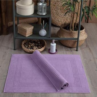 Sevim 2'Li Ayak Havlu Seti Lila Çizgili 60X80Cm - %100 Pamuklu Yumuşak Havlu Modelleri
