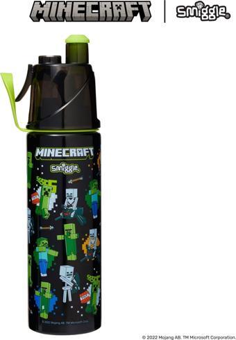 Smiggle - Minecraft Su Püskürtmeli 500ML Çelik Matara