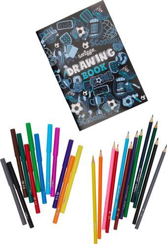 Smiggle - Draw Resim ve Sanat Çizim Seti