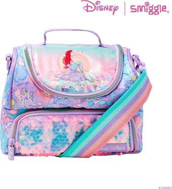 Smiggle - Disney Princess Askılı Çift Katlı Beslenme Çantası