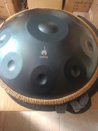 Lucetta Mavi Renk 22 İnç 56 Cm İthal Profesyonel Hand Pan Hangdrum Ful Set