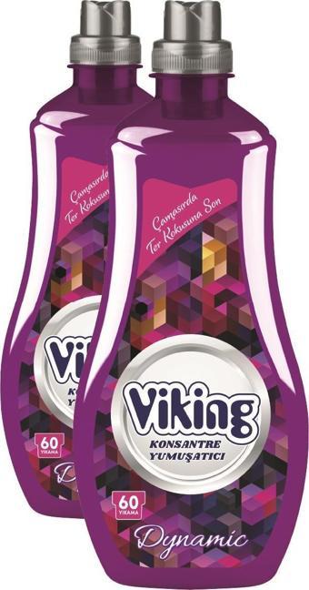 Konsantre Çamaşır Yumuşatıcısı Dynamic 1440 ml 2 Adet