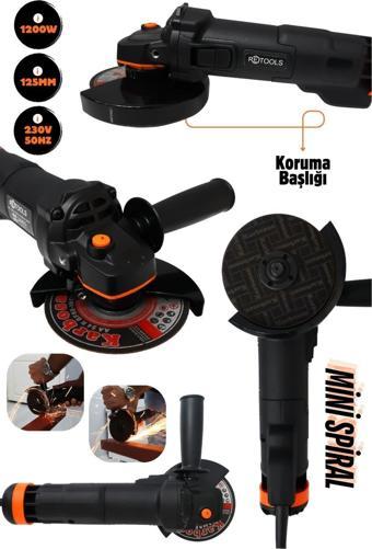 Retools 125Mm Spiral Metal Şanzuman Bakır Sargılı Avuç İçi Taşlama Demir Metal Kesme Makinesi