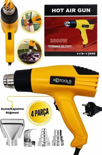 Retools Elektrikli Sıcak Hava Tabancası