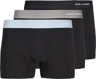 Jack & Jones Erkek Jacnıck 3'lü Boxer 12272454 Siyah