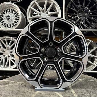 Kormetal 16 İnç 5X108 Focus Tourneo Uyumlu Siyah Elmas Kesim Jant (4 Adet)