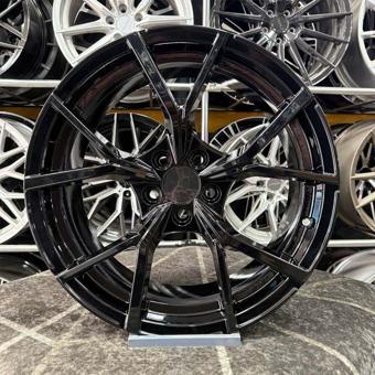 Kormetal 17 İnç 5X100 Polo İbiza Uyumlu Siyah Jant Modeli Volkswagen (4 Adet) Uyumlu