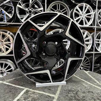Kormetal 14 İnç 4X100 Clio Getz Uyumlu Siyah Elmas Kesim Jant Modeli Renault (4 Adet)