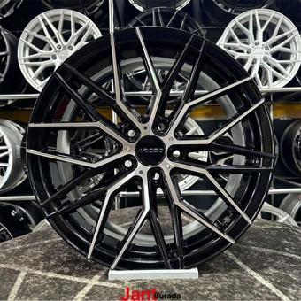 Arceo 18" (İnç) 5X112 Valencia Black Diamond Uyumlu Jant Modeli Volkswagen Seat Skoda (4 Adet)